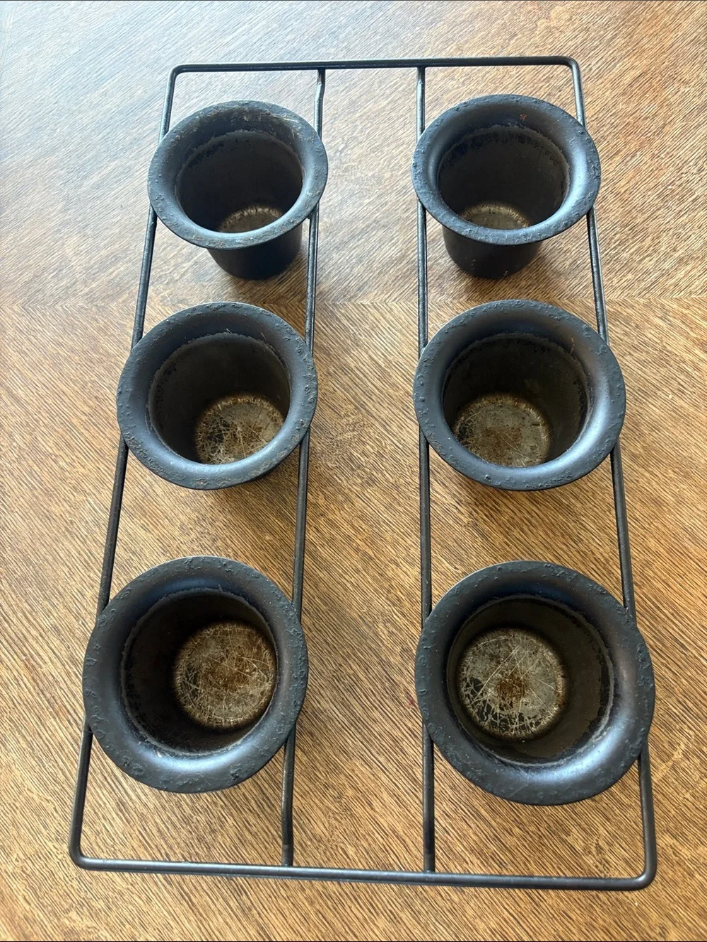 VTG steel wire-frame popover pan